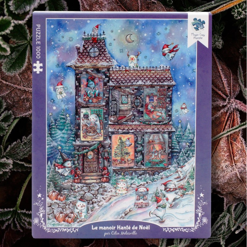 Manoir Hanté de Noël - 1 000 pièces puzzle